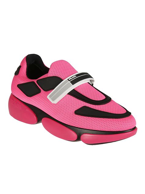 women's pink prada sneakers